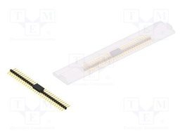 Connector: pin strips; pin header; male; PIN: 31; 2mm; SMT; 1x31