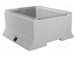 Enclosure: for DIN rail mounting; Y: 110mm; X: 106.3mm; Z: 53.3mm