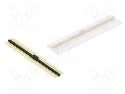 Connector: pin strips; pin header; male; PIN: 35; 2.54mm; SMT; 1x35