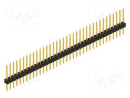Connector: pin strips; pin header; male; PIN: 36; 2.54mm; THT; 1x36