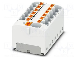 Splice terminal: rail; 32A; 450V; push-in; PA; L: 21.7mm; 0.2÷6mm2