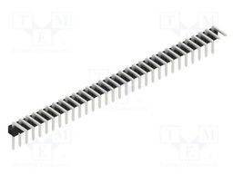 Connector: pin strips; pin header; male; PIN: 31; 2.54mm; THT; 1x31