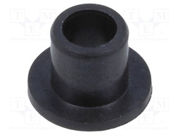 Bearing: sleeve bearing; with flange; Øout: 23mm; Øint: 20mm; black