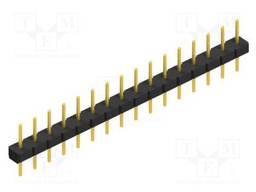 Connector: pin strips; pin header; male; PIN: 16; 2.54mm; THT; 1x16