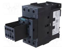 Relay Contactor, 3RT2 Series, 3PST-NO, 3P, 24 A, 22 kW, 690 VAC