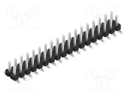 Connector: pin strips; pin header; male; PIN: 36; 2.54mm; SMT; 2x18