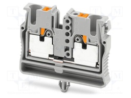 Splice terminal: rail; 24A; 800V; push-in; PA; L: 27.3mm; 0.14÷4mm2