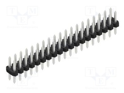 Connector: pin strips; pin header; male; PIN: 38; 2mm; THT; 2x19