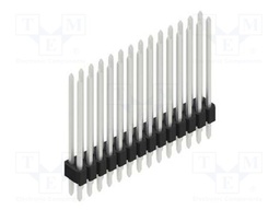 Connector: pin strips; pin header; male; PIN: 28; 1.27mm; THT; 2x14
