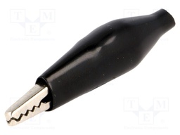 Crocodile clip; 60VDC; Grip capac: max.8mm; Overall len: 41.5mm