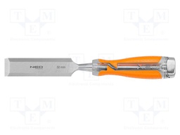 Chisel; Application: wood; Tipwidth: 32mm; L: 260mm; antislip