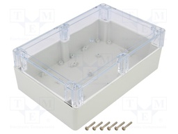 Enclosure: multipurpose; X: 140mm; Y: 210mm; Z: 75mm; ZP; ABS; gasket