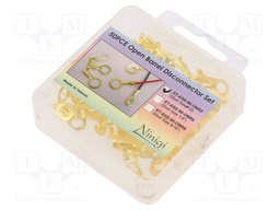 Kit: ring terminals; M5; 0.5÷1.5mm2; brass; 50pcs.