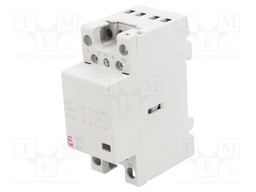 Contactor: 4-pole installation; NC + NO x3; 24VAC; 25A; DIN; R