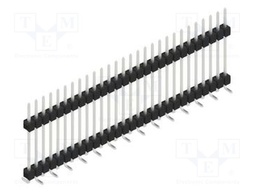 Connector: pin strips; pin header; male; PIN: 28; 2.54mm; SMT; 1x28