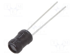 Inductor: wire; THT; 470uH; Ioper: 300mA; 3.96Ω; ±10%; Ø5.5x7.5mm