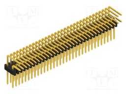 Connector: pin strips; pin header; male; PIN: 66; 1.27mm; THT; 2x33