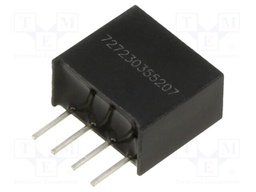 Converter: DC/DC; 1W; Uin: 21.6÷26.4V; Uout: 24VDC; Iout: 42mA; SIP4