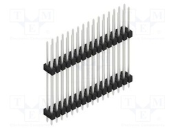 Connector: pin strips; pin header; male; PIN: 32; 2.54mm; THT; 2x16
