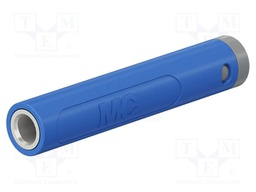 Connector: 4mm banana; socket; 32A; 30VAC; 60VDC; blue