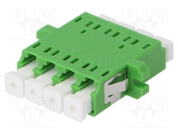 Connector: fiber optic; socket,coupler; single mode  (SM),quad