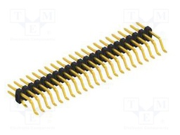 Connector: pin strips; pin header; male; PIN: 44; 2mm; SMT; 2x22