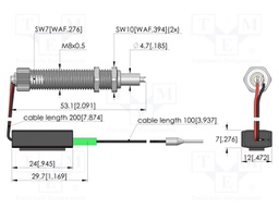 Marking tip probe; 6÷42V