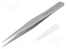 Tweezers; 110mm; for precision works; Blades: straight