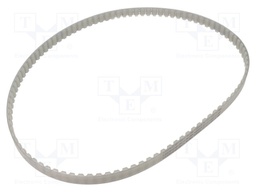 Timing belt; AT10; W: 16mm; H: 5mm; Lw: 1000mm; Tooth height: 2.5mm