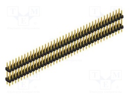 Connector: pin strips; pin header; male; PIN: 78; 2mm; THT; 2x39