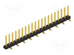 Connector: pin strips; pin header; male; PIN: 20; 2mm; SMT; 1x20