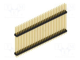 Connector: pin strips; pin header; male; PIN: 64; 2.54mm; THT; 2x32
