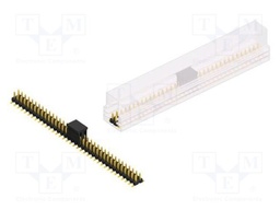 Connector: pin strips; pin header; male; PIN: 72; 2.54mm; SMT; 2x36