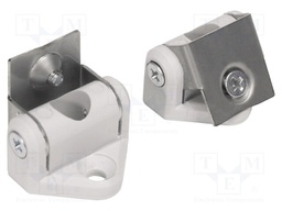 Tilted bracket; grey; plastic,stainless steel