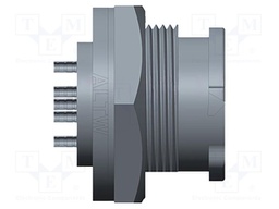 Connector: circular; straight; PIN: 6; male; for panel mounting