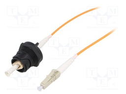 Connector: fiber optic; patchcord; PIN: 1; bayonet; Buccaneer 4000