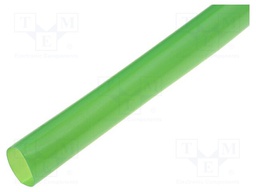 Heat shrink sleeve; glueless; 2: 1; 1.6mm; L: 1m; green; polyolefine