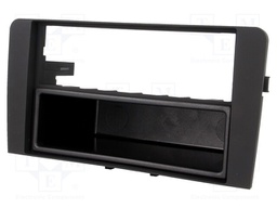 Radio mounting frame; Audi; 2 ISO; black