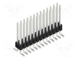 Connector: pin strips; pin header; male; PIN: 26; 1.27mm; SMT; 2x13