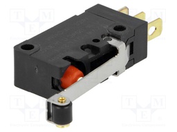 Microswitch SNAP ACTION; with lever (with roller); SPDT; Pos: 2