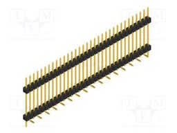 Connector: pin strips; pin header; male; PIN: 33; 2.54mm; SMT; 1x33