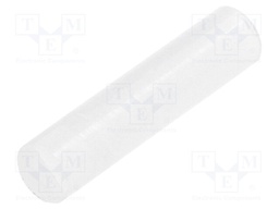 Spacer sleeve; LED; Øout: 4mm; ØLED: 3mm; L: 19mm; natural; UL94V-2
