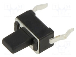Microswitch TACT; SPST; Pos: 2; 0.05A/12VDC; THT; 2.45N; 7mm