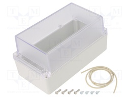 Enclosure: multipurpose; X: 85mm; Y: 165mm; Z: 85mm; Ritec; IP65