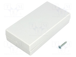 Enclosure: multipurpose; X: 55mm; Y: 106mm; Z: 23.5mm; polystyrene