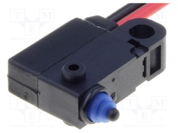 Microswitch SNAP ACTION; without lever; SPST-NC; 0.1A/125VAC