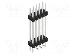 Connector: pin strips; pin header; male; PIN: 10; 2.54mm; SMT; 2x5