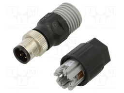 Plug; M12; PIN: 4; male; A code-DeviceNet / CANopen; for cable