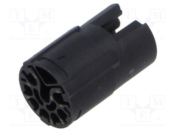 Connector: M17; female; contact insert; PIN: 8; crimped