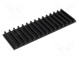 Heatsink: extruded; grilled; black; L: 50mm; W: 159mm; H: 10mm